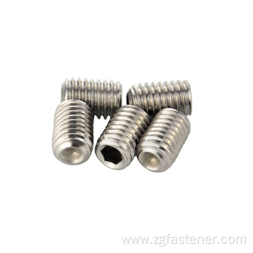 Stainless steel SUS316 set screws with cup point